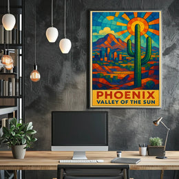 Phoenix Valley Sunscape Decor Lovers Poster