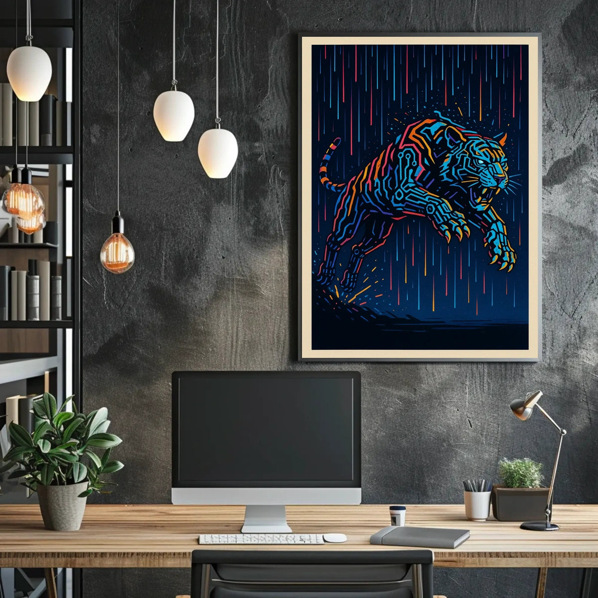 Cybernetic Tiger Poster