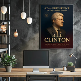 42nd President's Era Official Portrait Historical or Presidential Poster PosterGoat