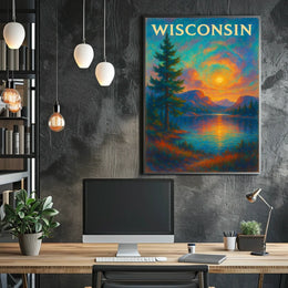 Wisconsin Sunset Poster