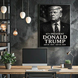 Donald Trump 47th President Poster