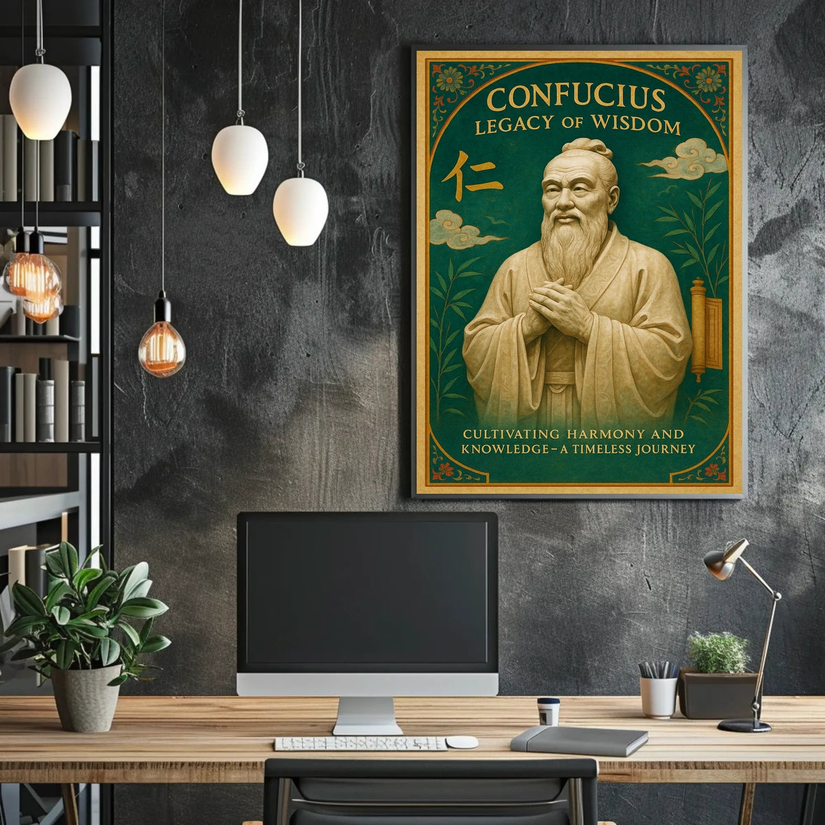 Confucius Legacy of Wisdom Poster