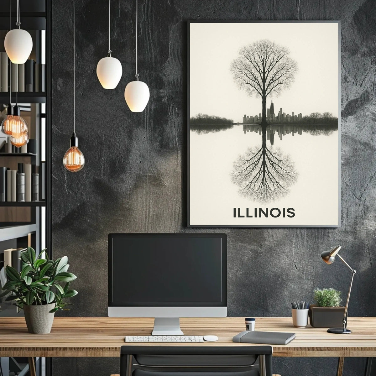 Reflections of Illinois Poster