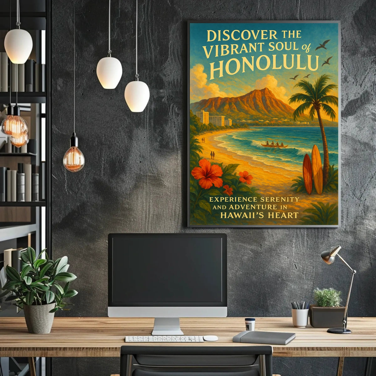 Discover The Vibrant Soul Of Honolulu Poster