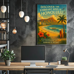 Discover The Vibrant Soul Of Honolulu Poster