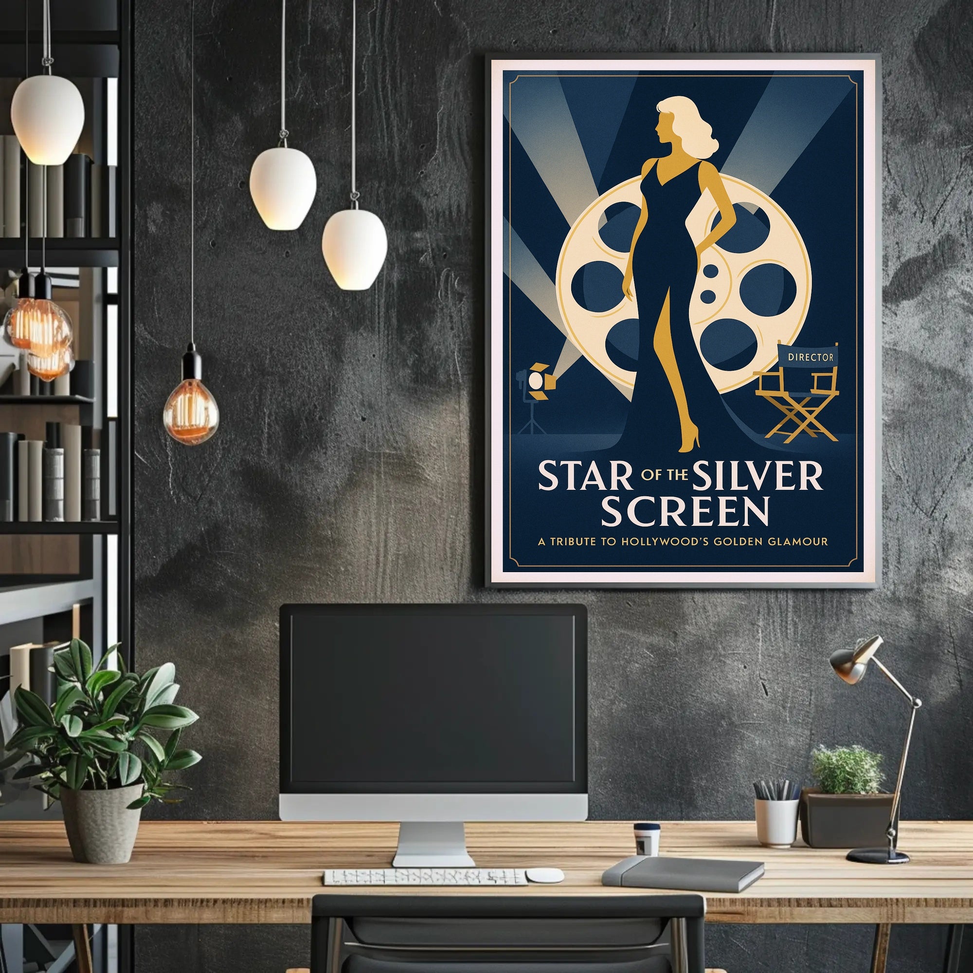 Star of the Silver Screen Poster PosterGoat