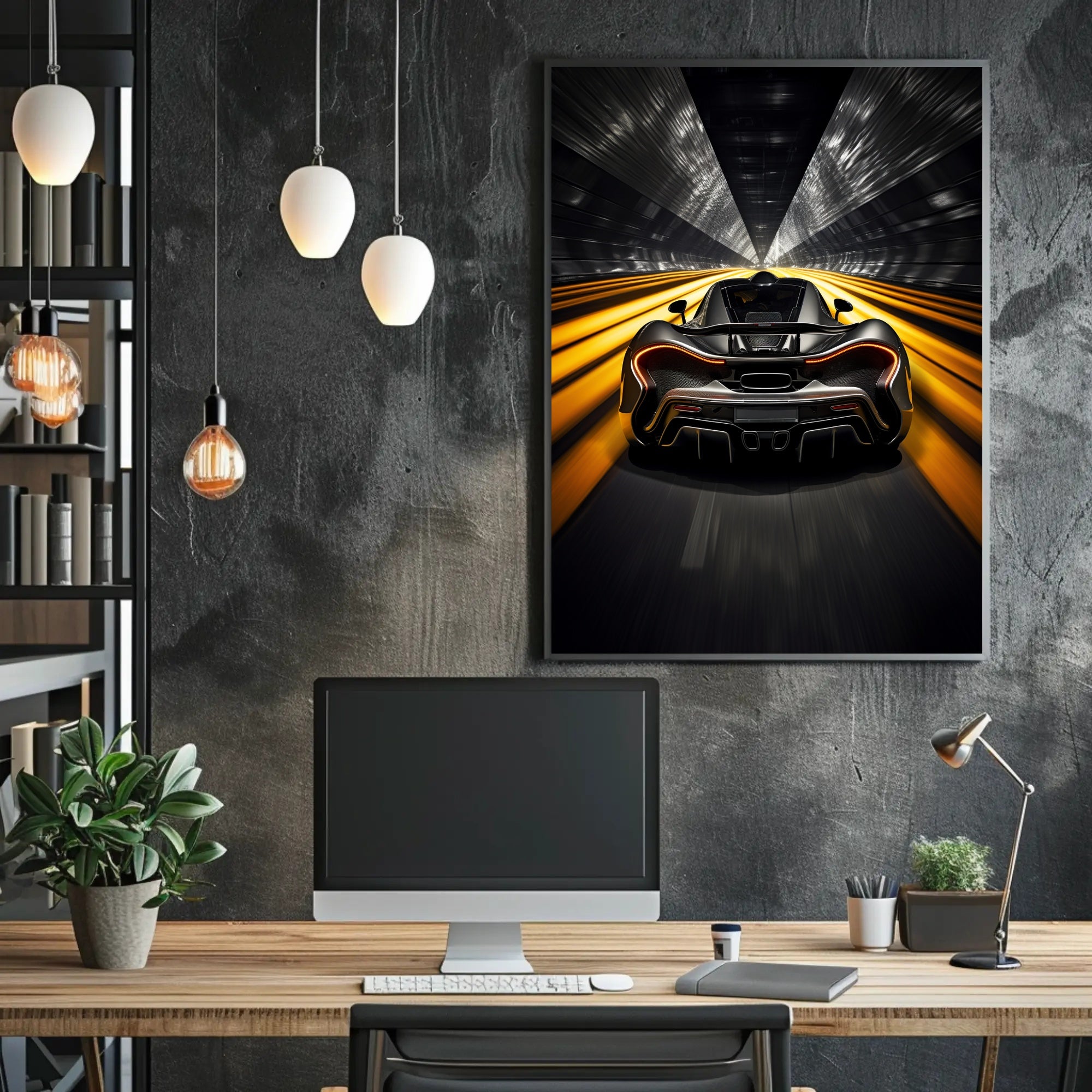 Speed in Motion Poster PosterGoat