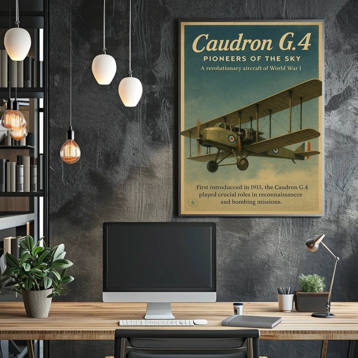 Caudron G.4 Pioneers of the Sky Poster