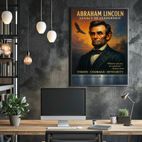Abraham Lincoln Leadership Portrait: Historical or Presidential Poster
