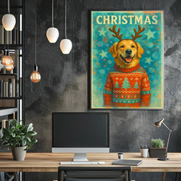 Winter Cityscapes Christmas Poster