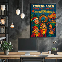 Copenhagen Christmas Parade at Tivoli Gardens Poster