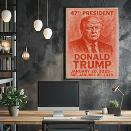 Donald Trump Pop Art Patriotic Poster