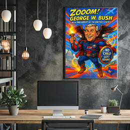 George W. Bush 43rd President Poster PosterGoat