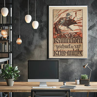 Wartime Heroic Scene Historical or Presidential Poster