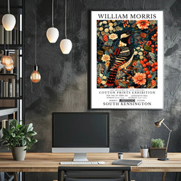 The Artistry of 19th Century Cotton Prints Cultural Poster