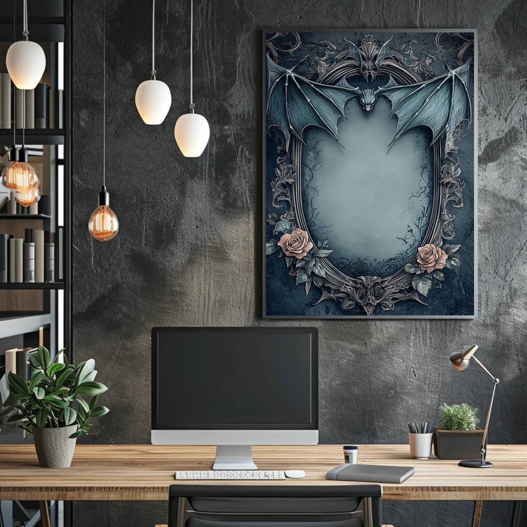 Gothic Elegance Frame Poster