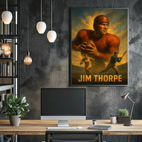 Jim Thorpe A Legendary Athlete Poster