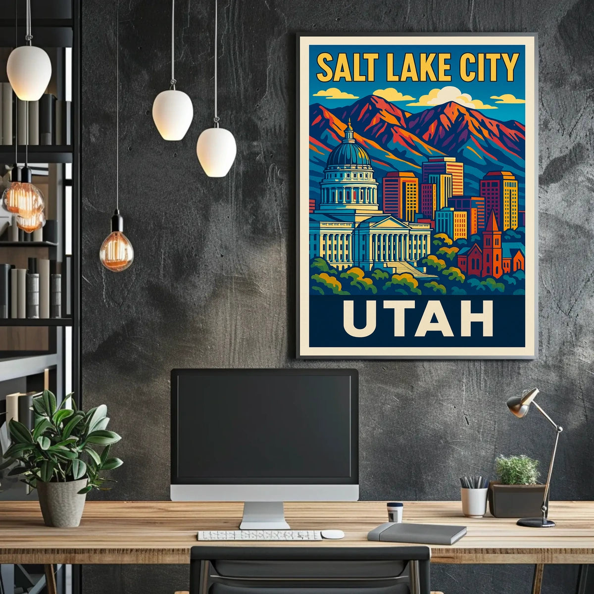 Salt Lake City Utah Poster