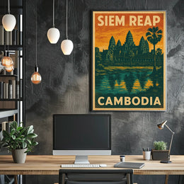 Siem Reap Cambodia Poster