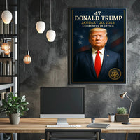 Donald Trump 47th President Poster