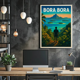 Escape To Bora Bora Poster