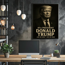 Donald Trump 47th President Poster