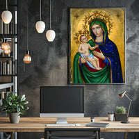 Christian Art  Virgin Mary Poster