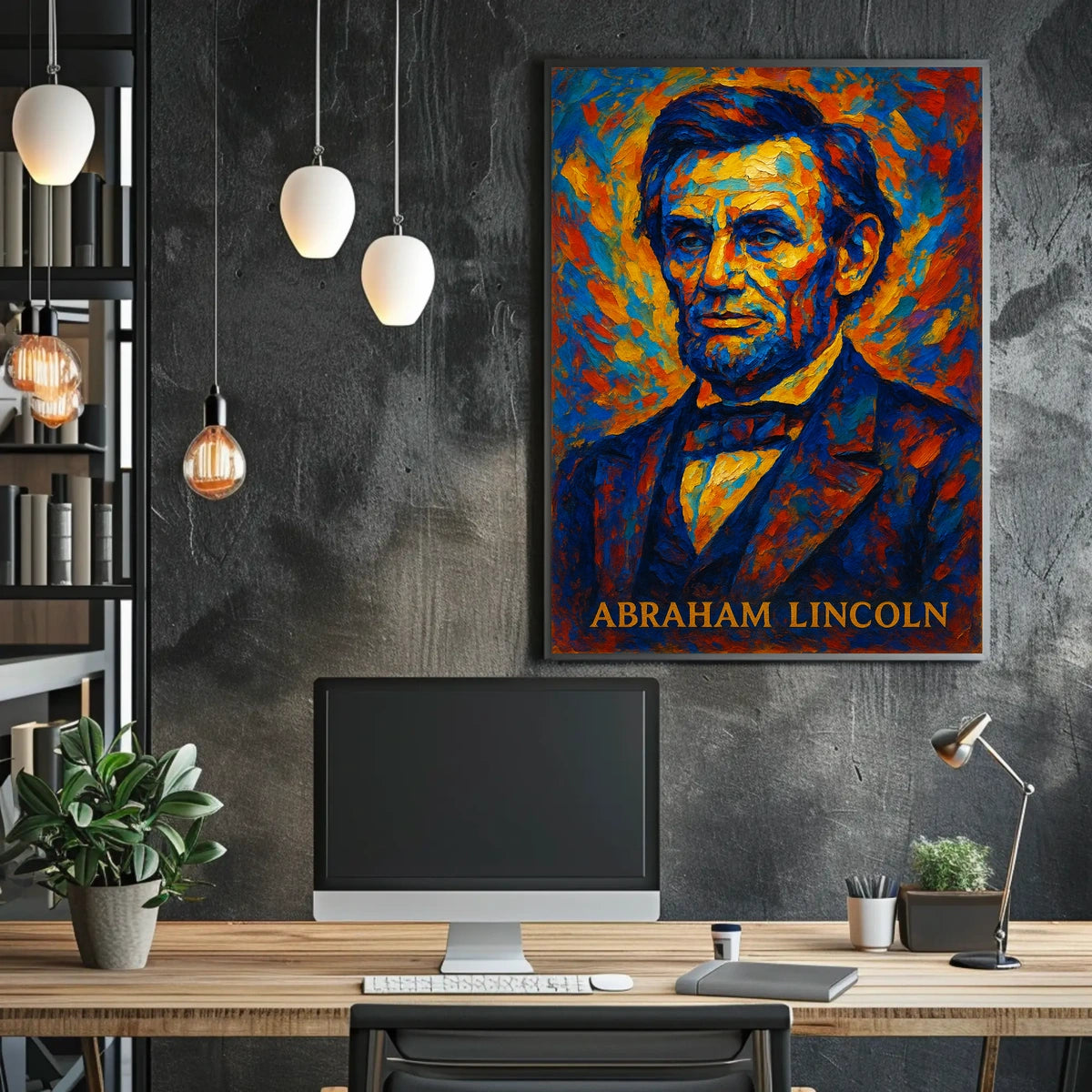 Vivid Legacy Abraham Lincoln Poster