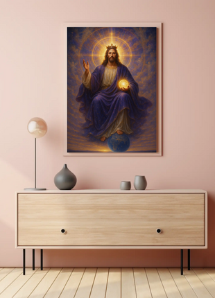 Divine Majesty Sacred Art Iconography Poster
