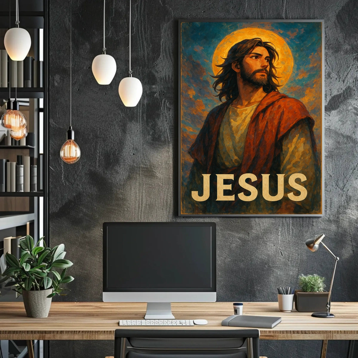 Jesus A Reverent Portrait Poster