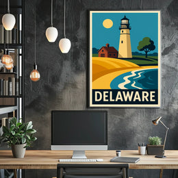 Delaware Lighthouse Poster