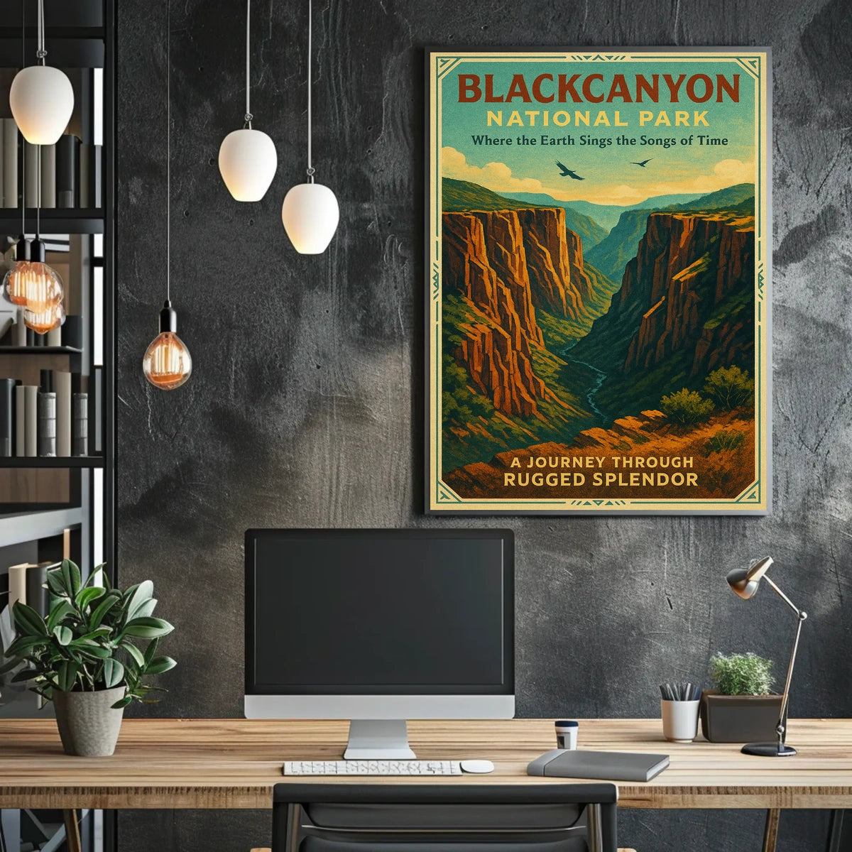 Blackcanyon National Park Poster