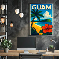 Tropical Escape to Guam Poster