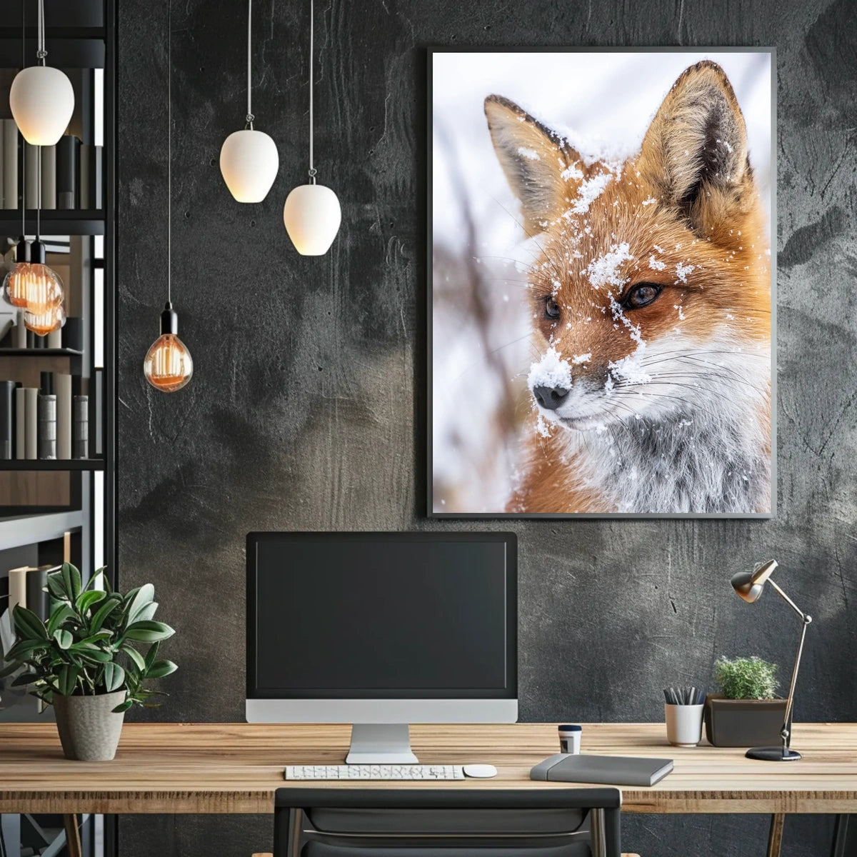 Winter Fox Poster