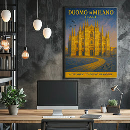 Duomo Di Milano A Testament To Gothic Poster