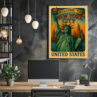 Welcome To New York City Poster Art Print Decor PosterGoat