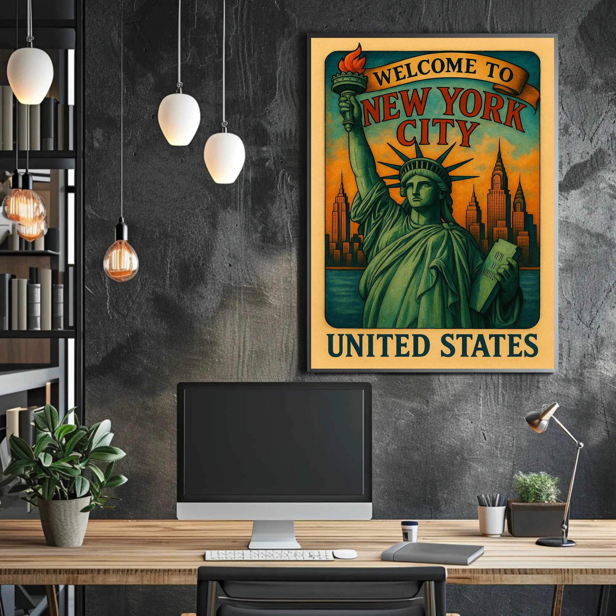 Welcome To New York City Poster Art Print Decor PosterGoat