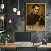 Saint Aloysius Gonzaga Poster