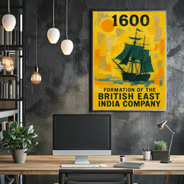 Formation of the British East India Company Poster