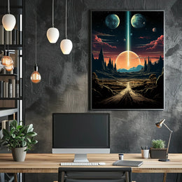 Cosmic Landscape Poster