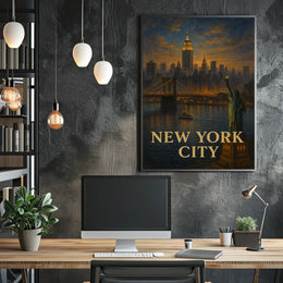 New York City Skyline Poster