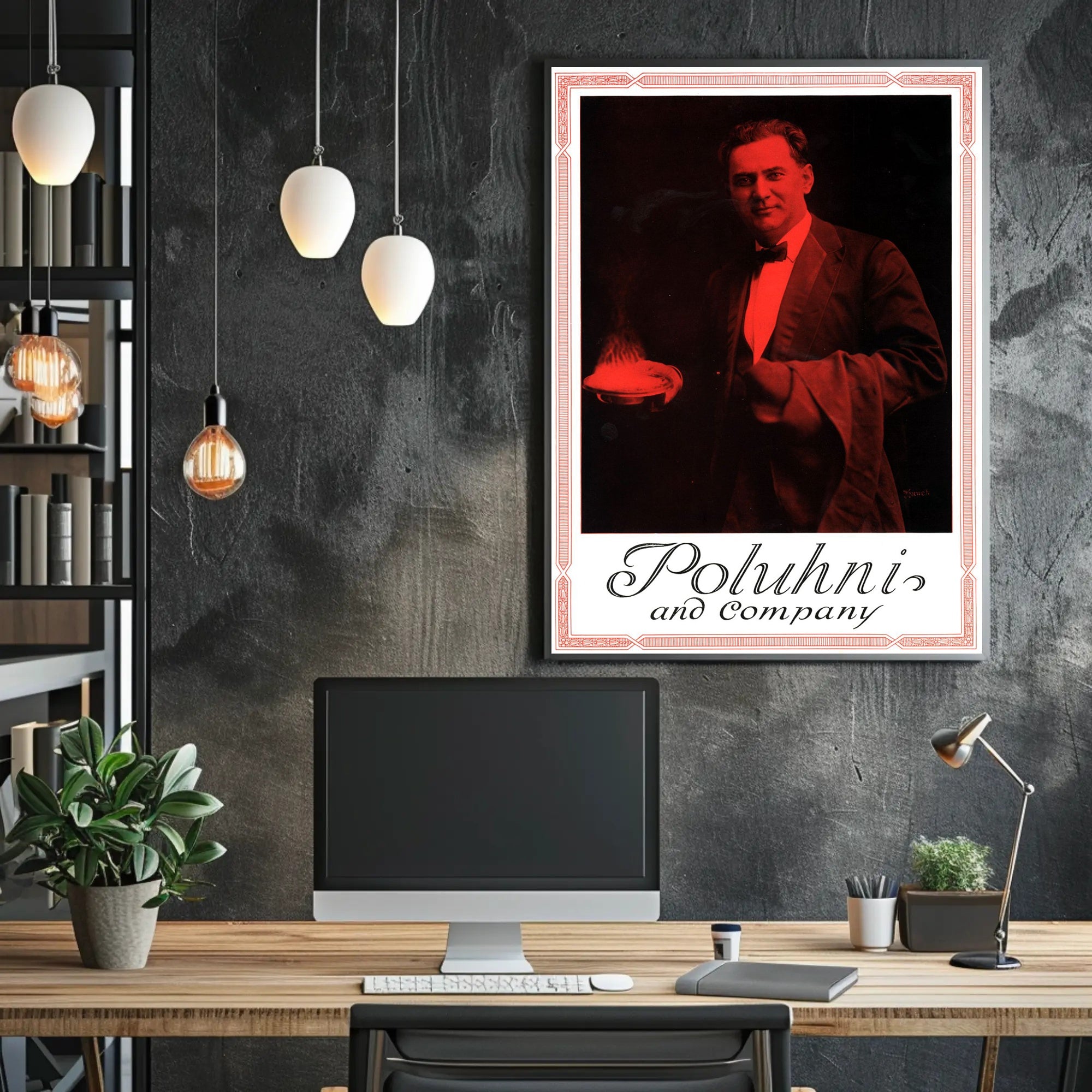 Vintage Magician Illusionist Performance Poster: Cultural or Heritage Poster