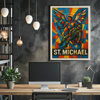 Abstract Cityscape Art Poster