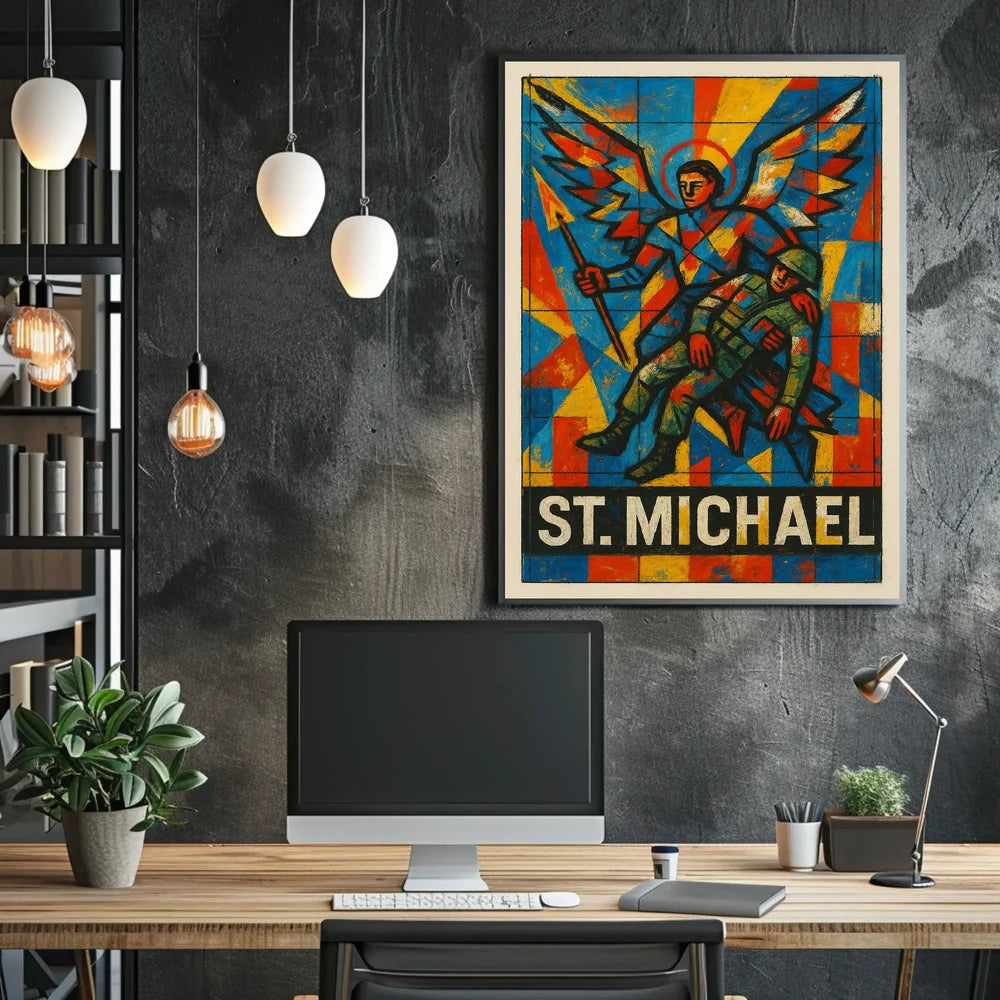 Abstract Cityscape Art Poster