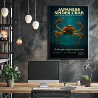 Japanese Spider Crab Giant of the Ocean Depths Poster