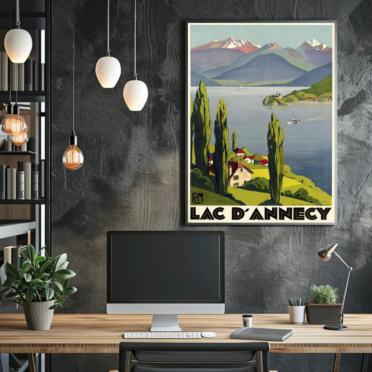 Lac DAnnecy Travel Poster