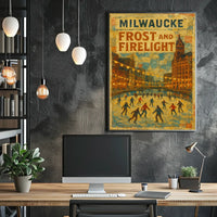 Milwaukee Frost And Firelight Poster