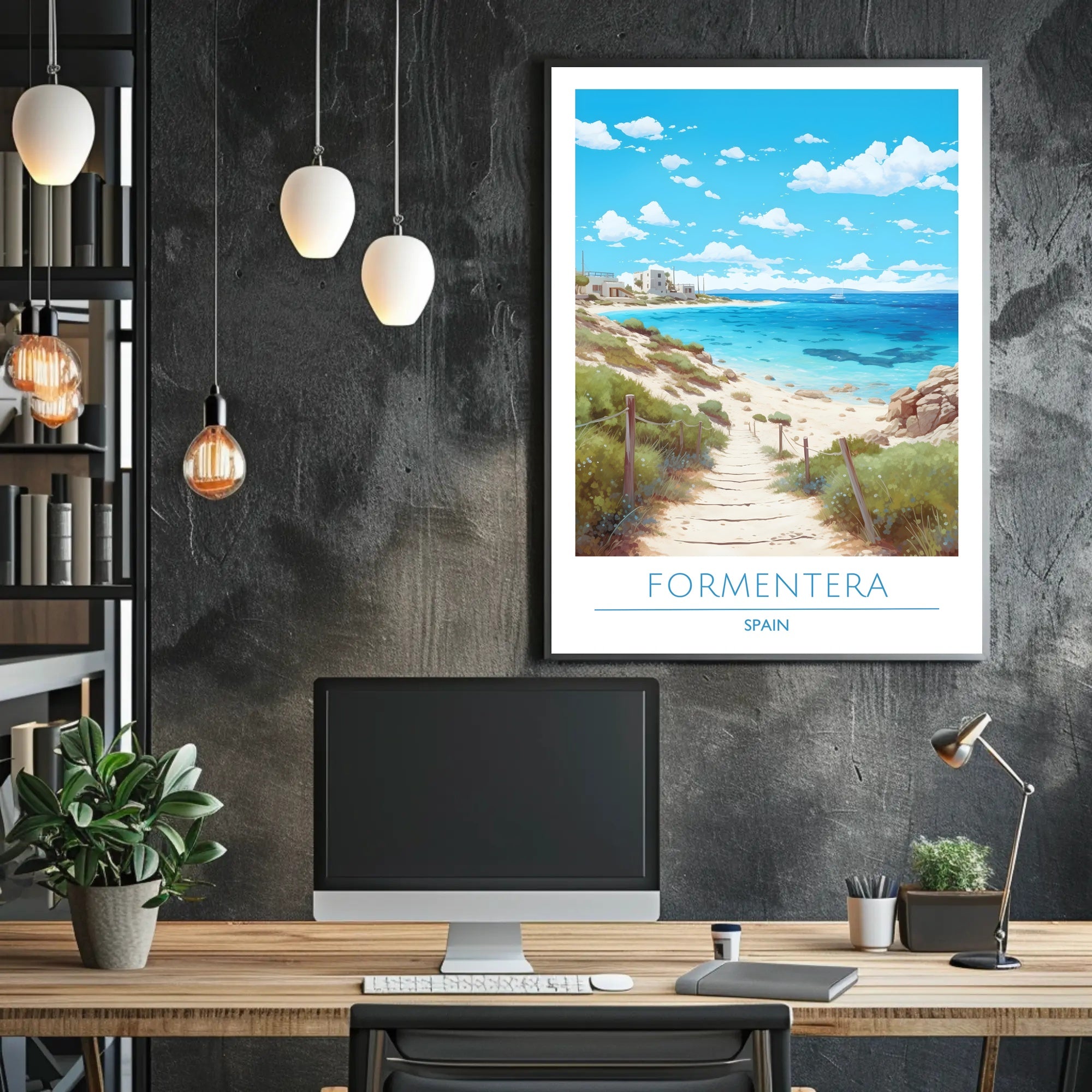 Formentera Serenity Travel Poster
