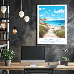 Formentera Serenity Travel Poster