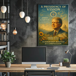 Jimmy Carter Commander in Chief Archival Poster PosterGoat